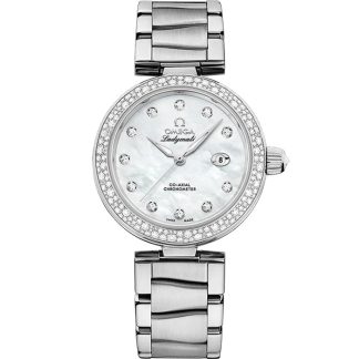 Omega De Ville Ladymatic 34 mm, steel on steel 425.35.34.20.55.002