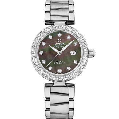 Omega De Ville Ladymatic 34 mm, steel on steel 425.35.34.20.57.004