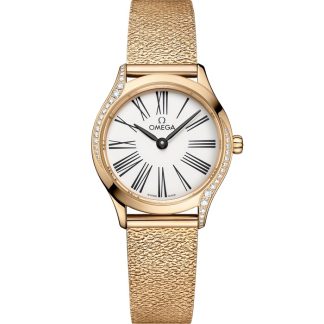 Omega De Ville Mini Trésor 26 mm, Moonshine™ gold on Moonshine™ gold 428.55.26.60.04.001
