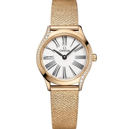 Omega De Ville Mini Trésor 26 mm, Moonshine™ gold on Moonshine™ gold 428.55.26.60.04.001