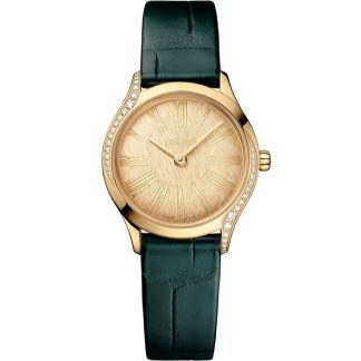 Omega De Ville Mini Trésor 26 mm, Moonshine™ gold on alligator 428.58.26.60.99.001