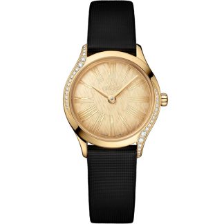 Omega De Ville Mini Trésor 26 mm, Moonshine™ gold on fabric strap 428.57.26.60.99.001