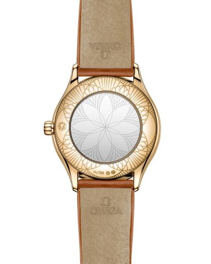 Omega De Ville Mini Trésor 26 mm, Moonshine™ gold on leather strap 428.57.26.60.04.004 - Image 2