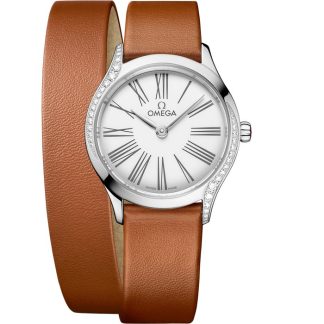 Omega De Ville Mini Trésor 26 mm, steel on leather 428.17.26.60.04.005