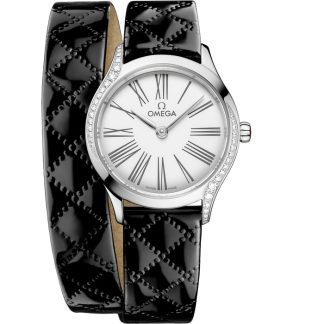 Omega De Ville Mini Trésor 26 mm, steel on leather strap 428.17.26.60.04.007