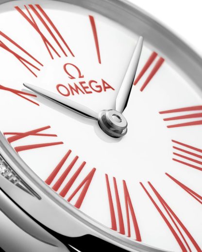 Omega De Ville Mini Trésor 26 mm, steel on toile de jouy 428.17.26.60.04.003 - Image 3