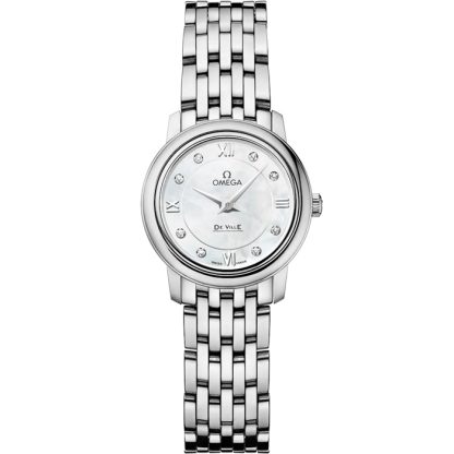 Omega De Ville Prestige 24.4 mm, steel on steel 424.10.24.60.55.001