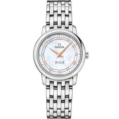 Omega De Ville Prestige 27.4 mm, steel on steel 424.10.27.60.55.001