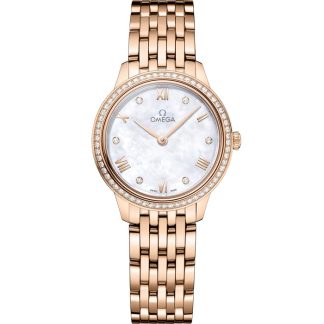 Omega De Ville Prestige 27.5 mm, Sedna™ gold on Sedna™ gold 434.55.28.60.55.001