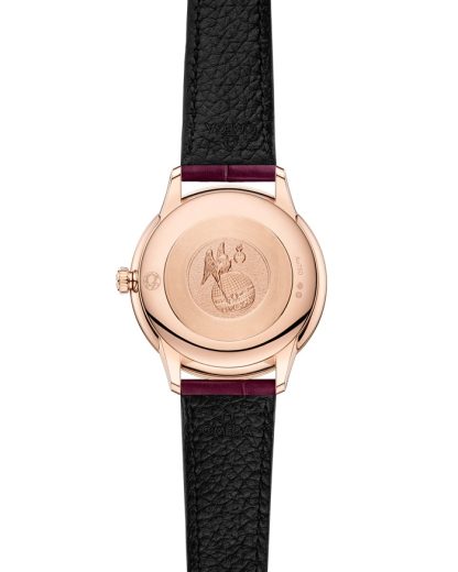 Omega De Ville Prestige 27.5 mm, Sedna™ gold on leather strap 434.58.28.60.55.001 - Image 2