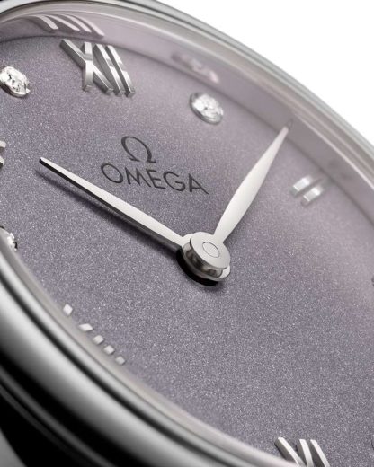 Omega De Ville Prestige 27.5 mm, steel on leather strap 434.13.28.60.53.001 - Image 3