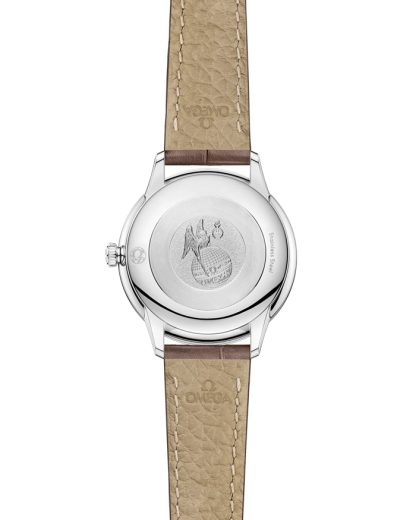 Omega De Ville Prestige 27.5 mm, steel on leather strap 434.13.28.60.55.001 - Image 2