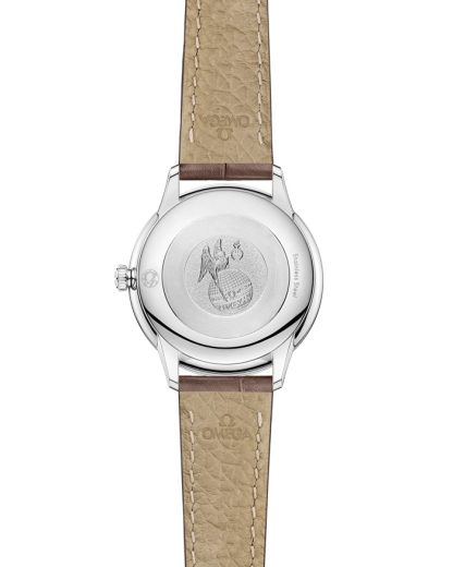 Omega De Ville Prestige 27.5 mm, steel on leather strap 434.13.28.60.59.001 - Image 2