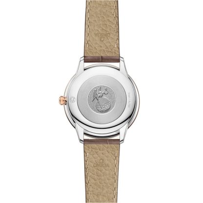 Omega De Ville Prestige 30 mm, steel - Sedna™ gold on leather strap 434.23.30.60.52.001 - Image 2