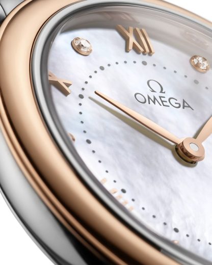 Omega De Ville Prestige 30 mm, steel - Sedna™ gold on leather strap 434.23.30.60.55.001 - Image 4