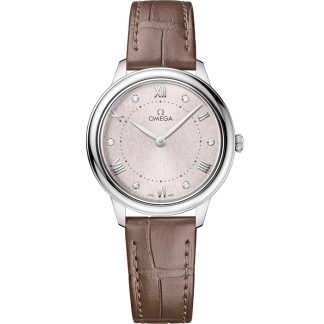 Omega De Ville Prestige 30 mm, steel on leather strap 434.13.30.60.52.001