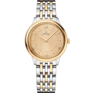 Omega De Ville Prestige 30 mm, steel - yellow gold on steel - yellow gold 434.20.30.60.08.001