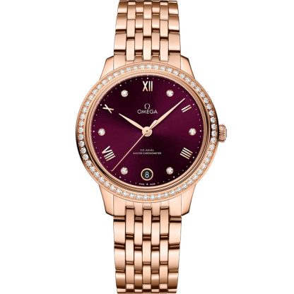 Omega De Ville Prestige 34 mm, Sedna™ gold on Sedna™ gold 434.55.34.20.61.001