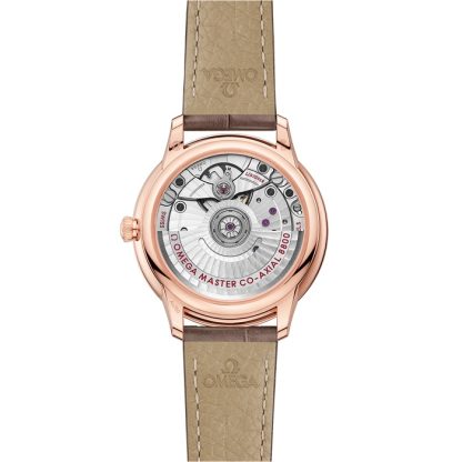 Omega De Ville Prestige 34 mm, Sedna™ gold on leather strap 434.53.34.20.55.001 - Image 2