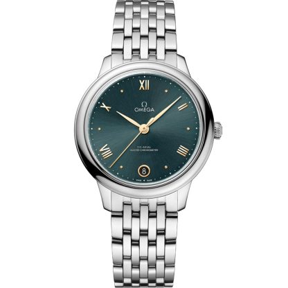 Omega De Ville Prestige 34 mm, steel on steel 434.10.34.20.10.001