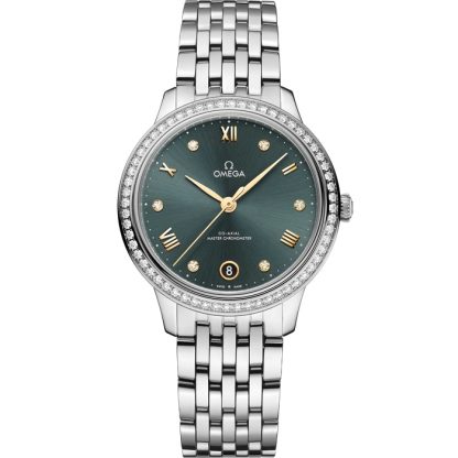 Omega De Ville Prestige 34 mm, steel on steel 434.15.34.20.60.001