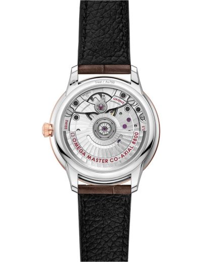 Omega De Ville Prestige 34 mm, steel - yellow gold on leather strap 434.23.34.20.58.001 - Image 2