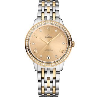 Omega De Ville Prestige 34 mm, steel - yellow gold on steel - yellow gold 434.25.34.20.58.001