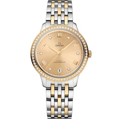 Omega De Ville Prestige 34 mm, steel - yellow gold on steel - yellow gold 434.25.34.20.58.001