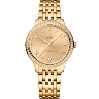 Omega De Ville Prestige 34 mm, yellow gold on yellow gold 434.55.34.20.58.001