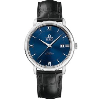 Omega De Ville Prestige 39.5 mm, steel on leather strap 424.13.40.20.03.001