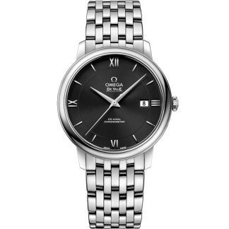 Omega De Ville Prestige 39.5 mm, steel on steel 424.10.40.20.01.001