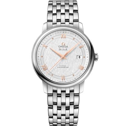 Omega De Ville Prestige 39.5 mm, steel on steel 424.10.40.20.02.004