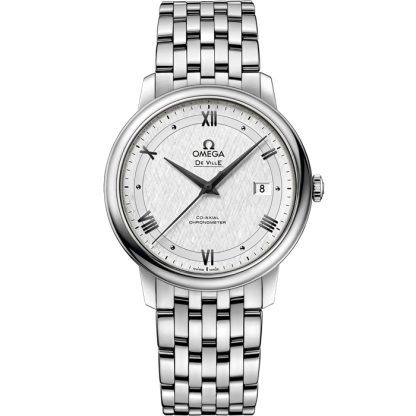 Omega De Ville Prestige 39.5 mm, steel on steel 424.10.40.20.02.005