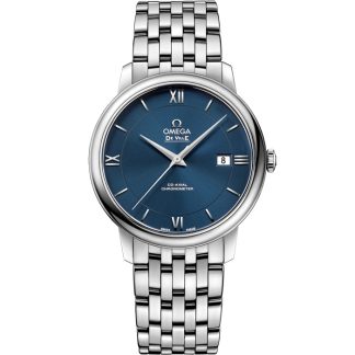Omega De Ville Prestige 39.5 mm, steel on steel 424.10.40.20.03.001