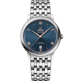 Omega De Ville Prestige 39.5 mm, steel on steel 424.10.40.20.03.004