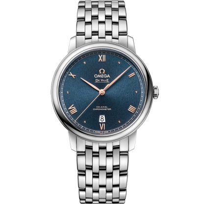 Omega De Ville Prestige 39.5 mm, steel on steel 424.10.40.20.03.004