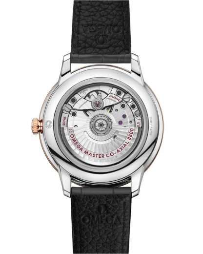 Omega De Ville Prestige 40 mm, steel - Sedna™ gold on leather strap 434.23.40.20.06.001 - Image 2