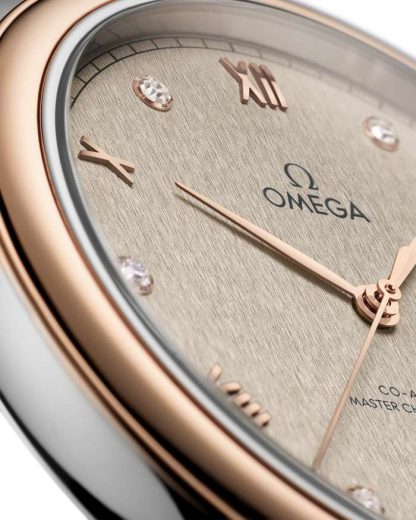 Omega De Ville Prestige 40 mm, steel - Sedna™ gold on leather strap 434.23.40.20.59.001 - Image 3