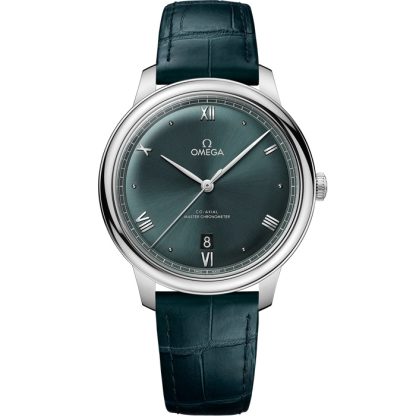 Omega De Ville Prestige 40 mm, steel on leather strap 434.13.40.20.10.001