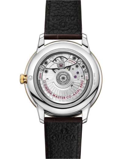 Omega De Ville Prestige 40 mm, steel - yellow gold on leather strap 434.23.40.20.02.002 - Image 2