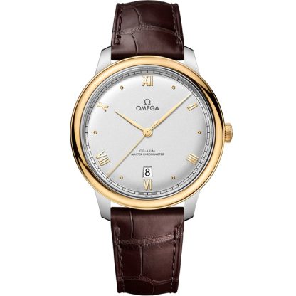 Omega De Ville Prestige 40 mm, steel - yellow gold on leather strap 434.23.40.20.02.002