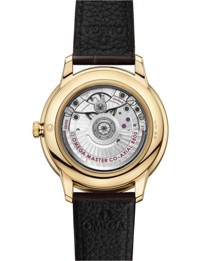 Omega De Ville Prestige 40 mm, yellow gold on leather strap 434.53.40.20.02.002 - Image 2