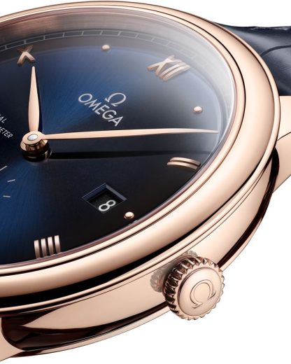 Omega De Ville Prestige 41 mm, Sedna™ gold on leather strap 434.53.41.20.03.001 - Image 3