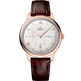 Omega De Ville Prestige 41 mm, Sedna™ gold on leather strap 434.53.41.21.02.001