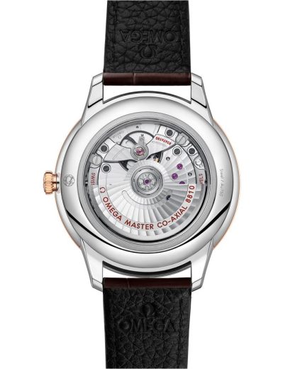 Omega De Ville Prestige 41 mm, steel - Sedna™ gold on leather strap 434.23.41.21.09.001 - Image 2