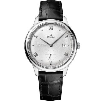 Omega De Ville Prestige 41 mm, steel on leather strap 434.13.41.20.02.001