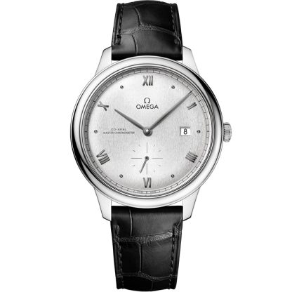 Omega De Ville Prestige 41 mm, steel on leather strap 434.13.41.20.02.001