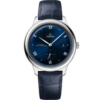 Omega De Ville Prestige 41 mm, steel on leather strap 434.13.41.20.03.001