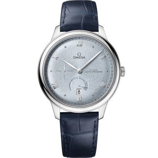 Omega De Ville Prestige 41 mm, steel on leather strap 434.13.41.21.03.001