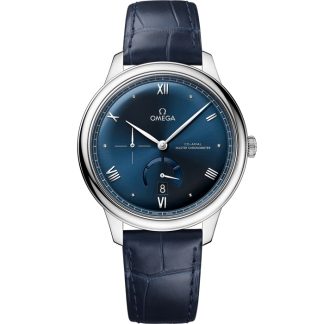 Omega De Ville Prestige 41 mm, steel on leather strap 434.13.41.21.03.002